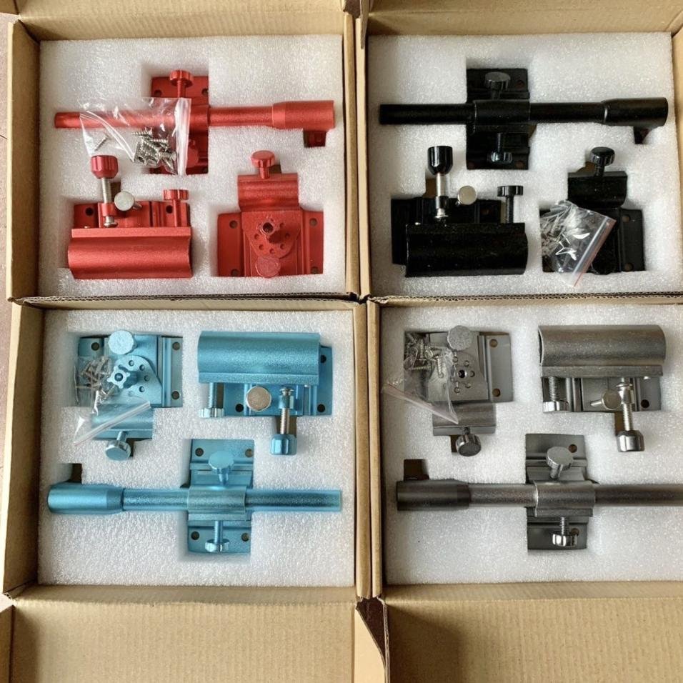 New and thick fishing boxes, three sets of aluminium magnesium alloys, three sets of general-purpose plug-in billboard fish bait frame